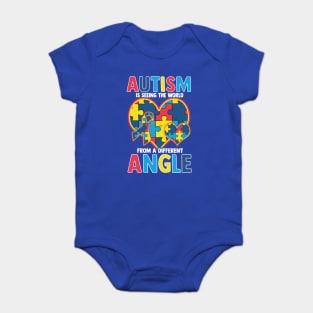 Autism Is Seeing the World from a Different Angle print Baby Bodysuit